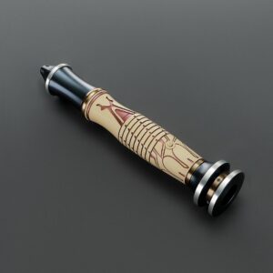 Close-up of The Shogun lightsaber emitter